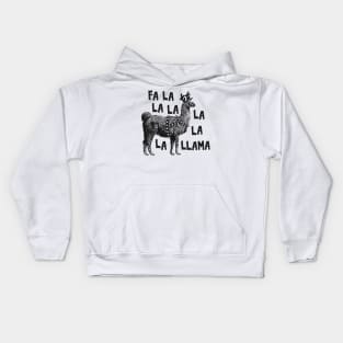 FA LA LA LLAMA Kids Hoodie